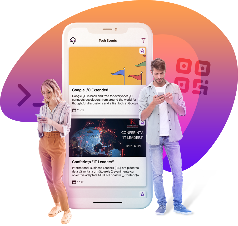 aplicatia tech events